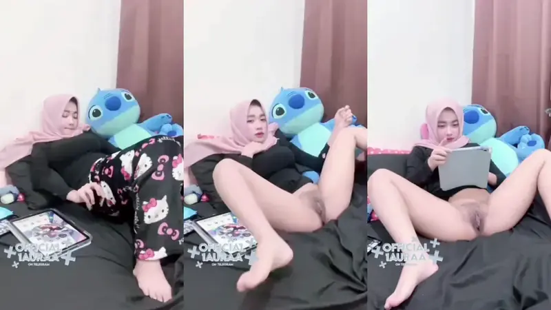 Ukhti Hijab Cantik Pasrah Di Kasur 2026 backdrop